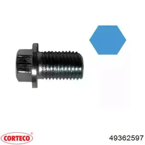 Пробка піддона двигуна Corteco 49362597 ціна, від 1.84 USD