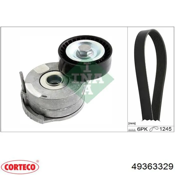 Шків колінвала (демпфер ) Corteco 49363329 ціна, від 40.23 USD