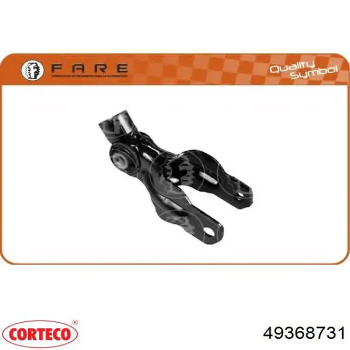 Кронштейн подушки (опори) двигуна, задньої Corteco 49368731 ціна, від 35.20 USD