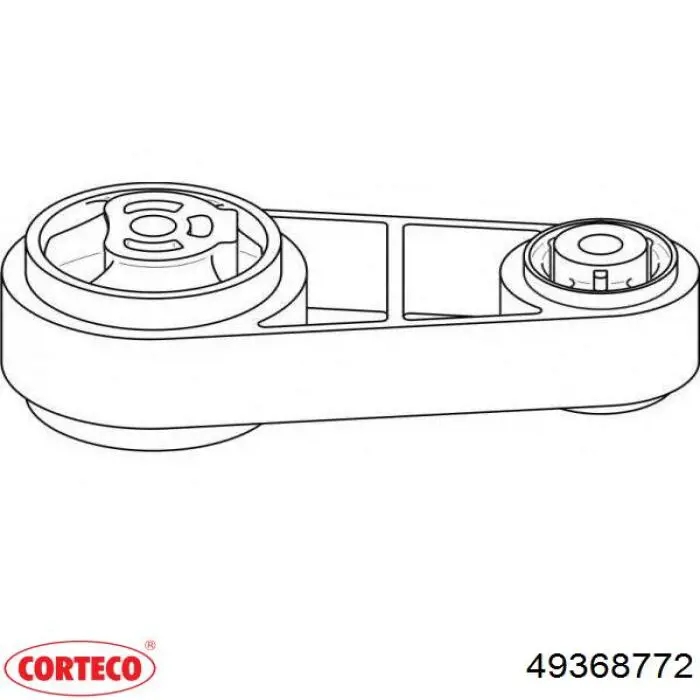 Подушка (опора) двигуна, задня 49368772 Corteco