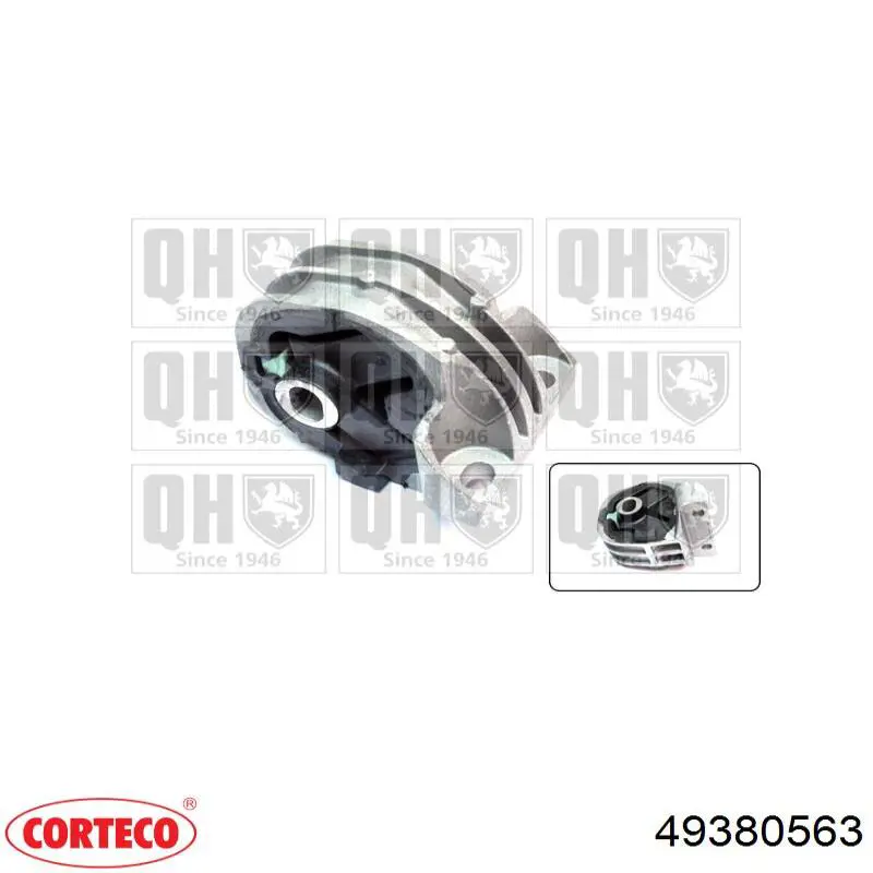 49380563 Corteco Задня подушка двигуна