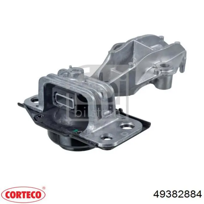 Подушка (опора) двигуна, права 49382884 Corteco