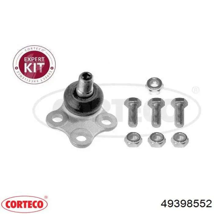 Купити 49398552 Corteco Кульова опора, нижня
