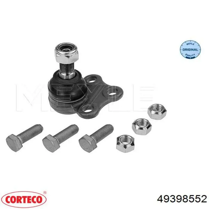 Кульова опора, нижня Corteco 49398552 ціна, від 13.93 USD