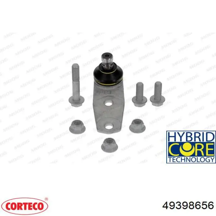 Кульова опора, нижня Corteco 49398656 ціна, від 9.03 USD