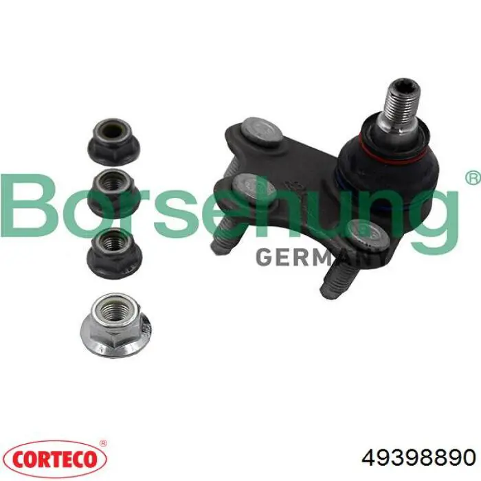 Кульова опора, нижня, ліва Corteco 49398890 ціна, від 14.69 USD