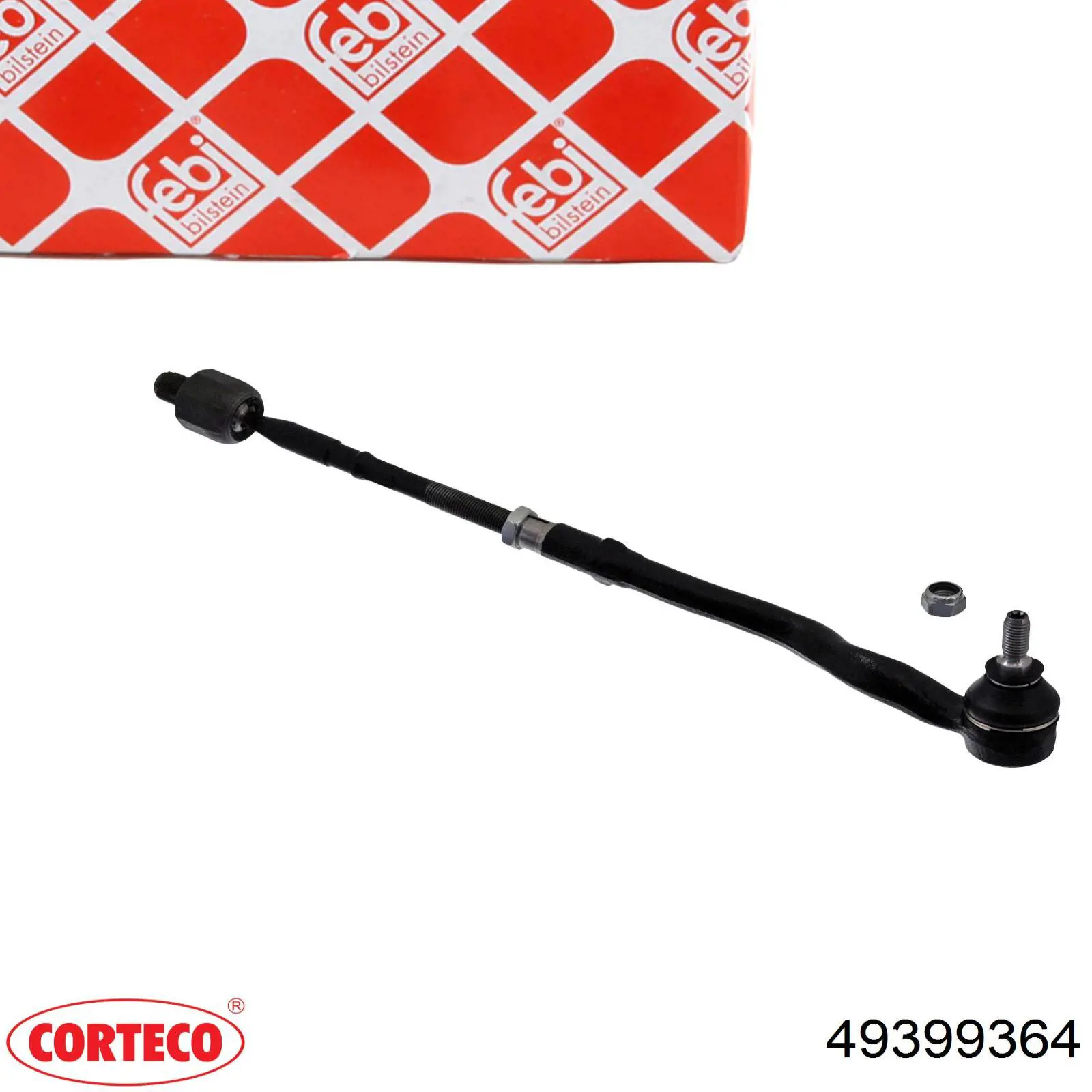 Тяга рульова в зборі, права Corteco 49399364 ціна, від 39.66 USD