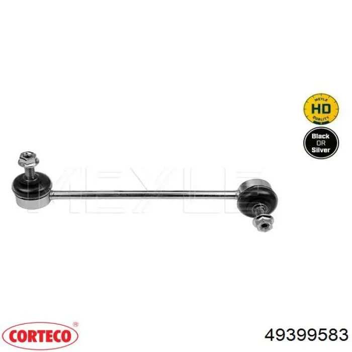 Стійка стабілізатора, переднього, права Corteco 49399583 ціна, від 8.15 USD
