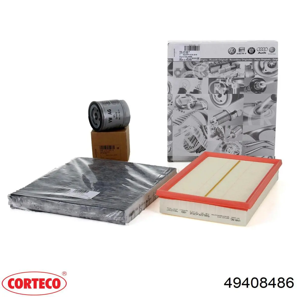 Фільтр салону 49408486 Corteco