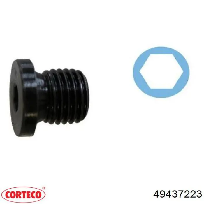 Пробка піддона двигуна Corteco 49437223 ціна, від 4.63 USD