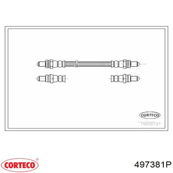497381P Corteco Набір прокладок двигуна