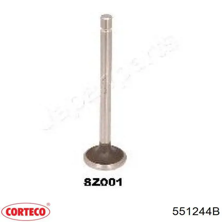 Клапан випускний 551244B Corteco