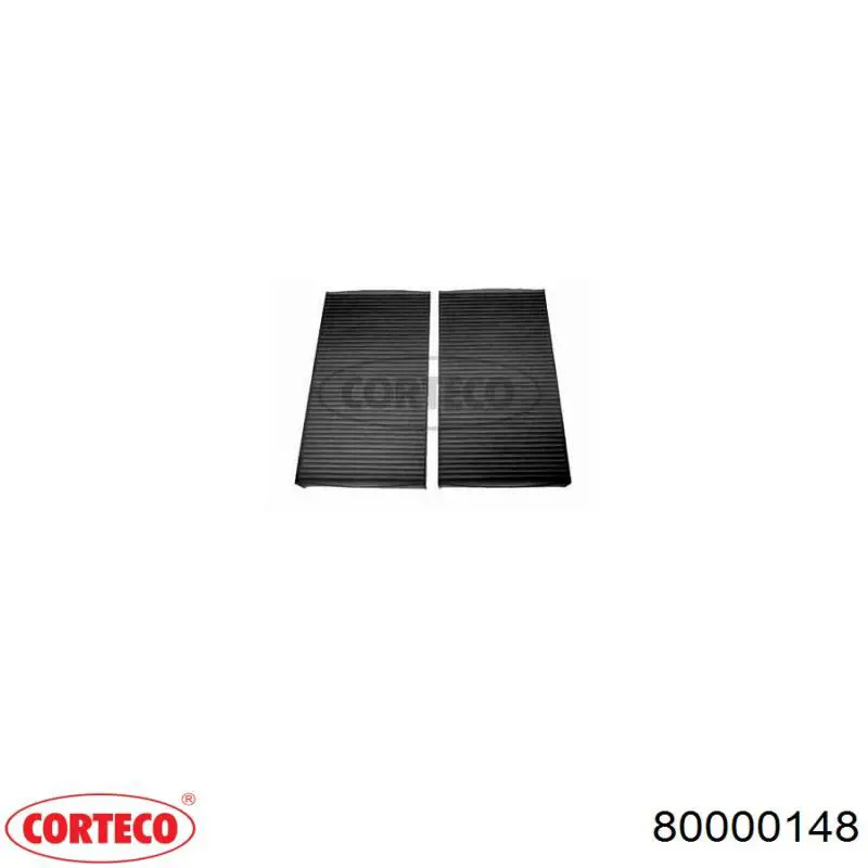 Купити 80000148 Corteco Фільтр салону вугільний