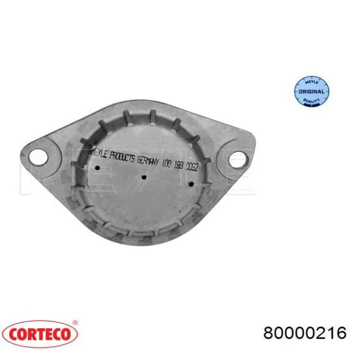 Подушка (опора) двигуна, права 80000216 Corteco