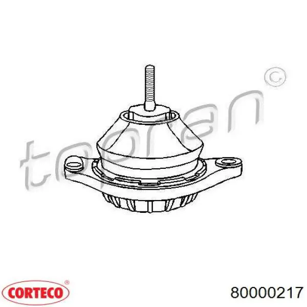 Права подушка двигуна Corteco 80000217 ціна, від 30.76 USD