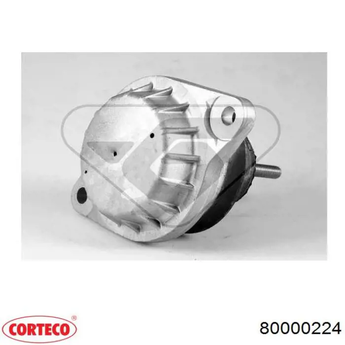 80000224 Corteco подушка (опора двигуна, права)