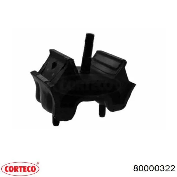 Подушка (опора) двигуна, права 80000322 Corteco