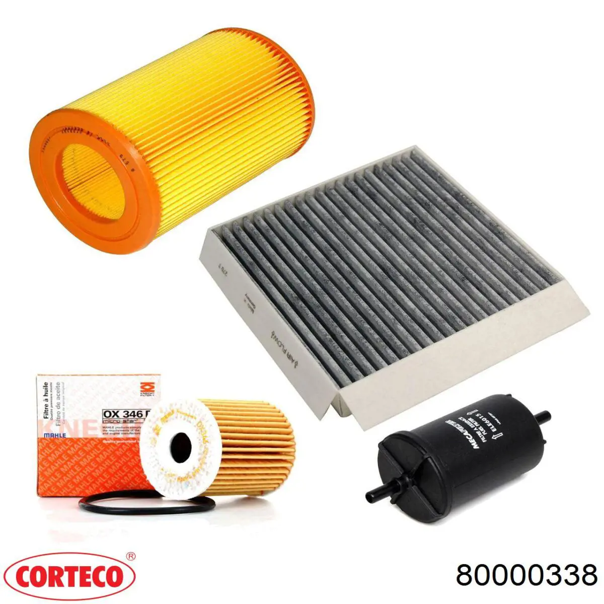 Повітряний фільтр салону Corteco 80000338