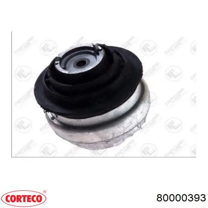 Подушка (опора) двигуна, права 80000393 Corteco