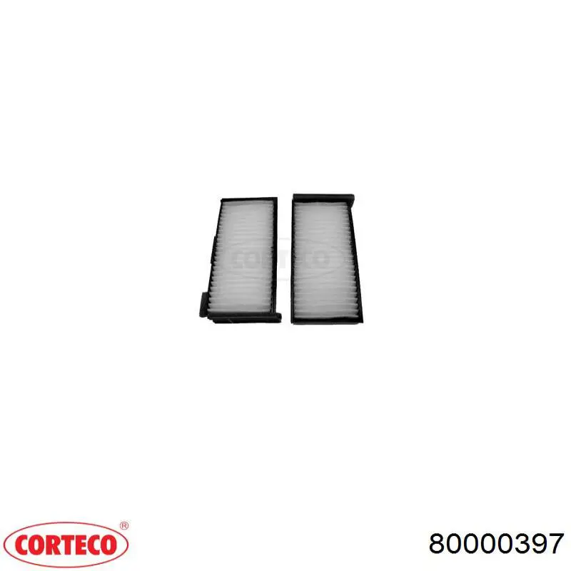 Купити 80000397 Corteco Фільтр салону вугільний