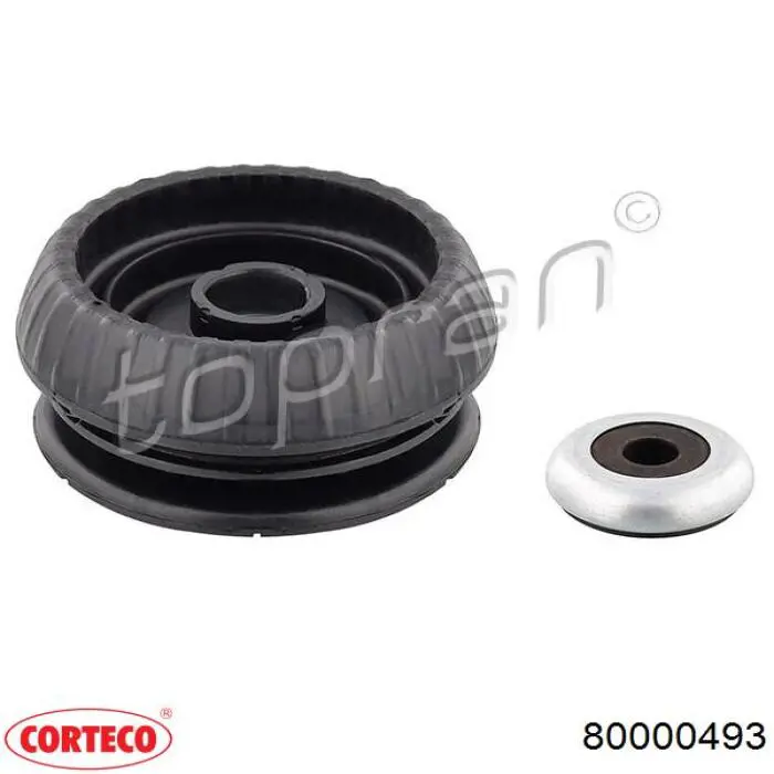 Опора стійки амортизатора переднього Corteco 80000493 ціна, від 7.29 USD