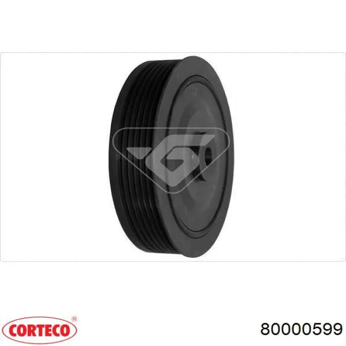 80000599 Corteco Демпфер колінвалу