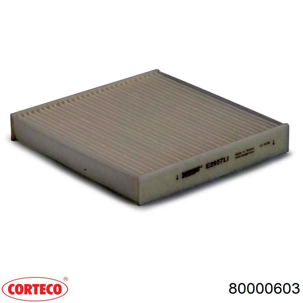 Фільтр повітряний обігрівача Corteco 80000603 ціна, від 4.22 USD