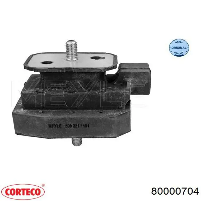 Подушка трансмісії (опора коробки передач) Corteco 80000704 ціна, від 12.43 USD