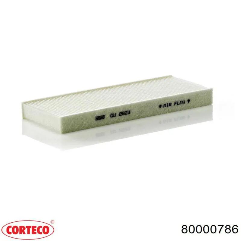 Купити 80000786 Corteco Фільтр салону вугільний