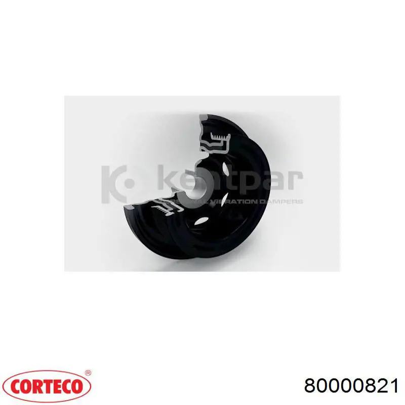 Демпферний шків колінвала Corteco 80000821