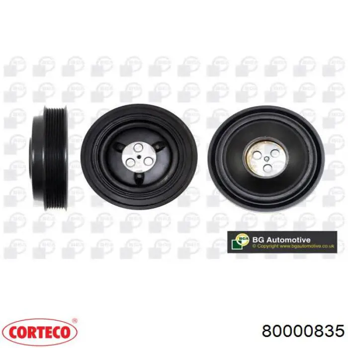 Демпферний шків колінвала Corteco 80000835