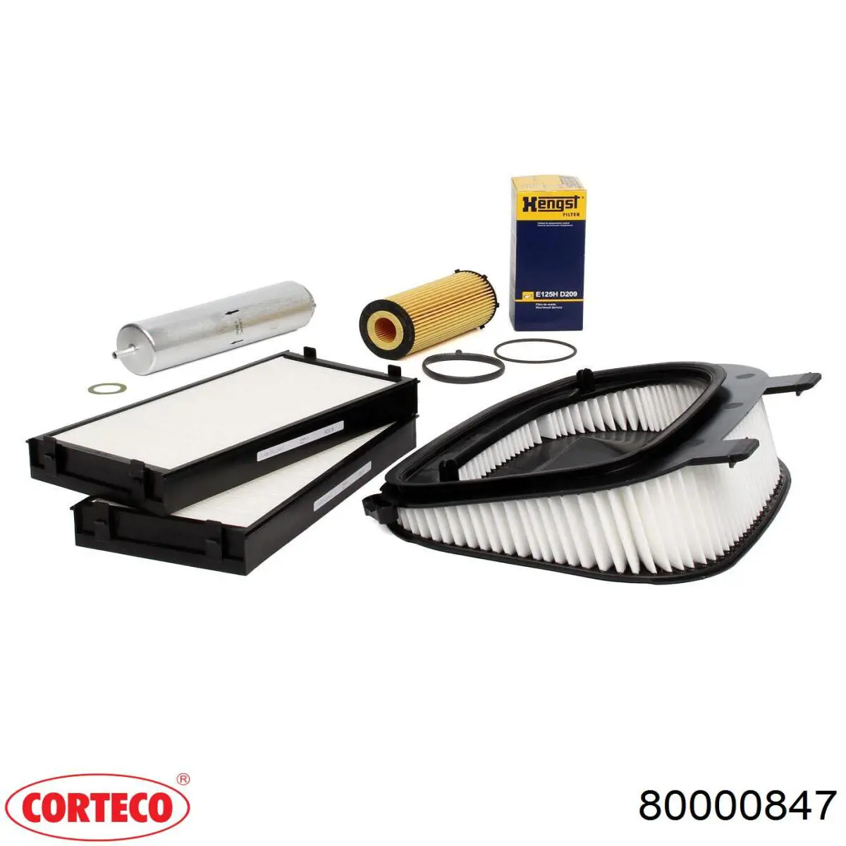 Купити 80000847 Corteco Фільтр салону вугільний