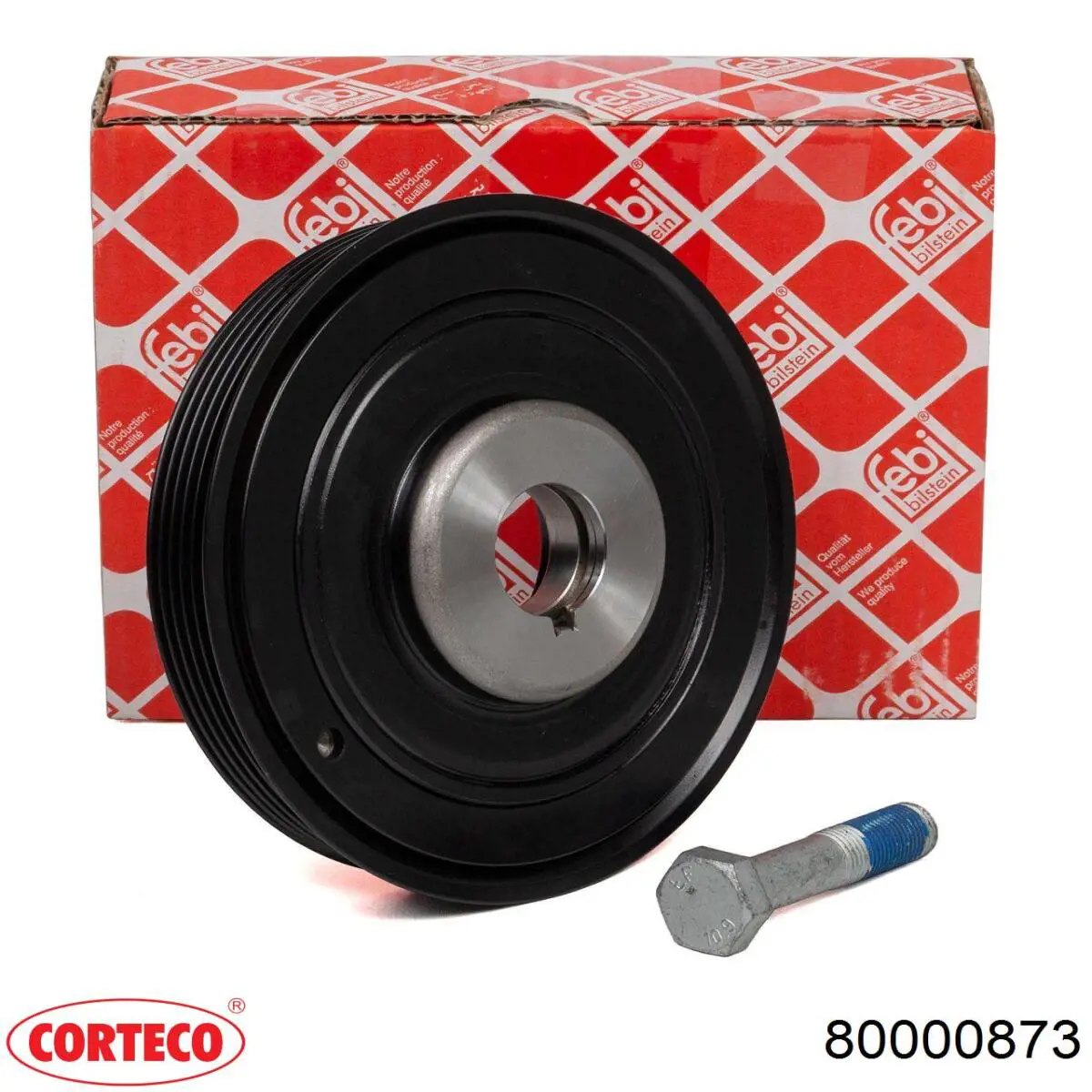 Демпферний шків колінвала Corteco 80000873