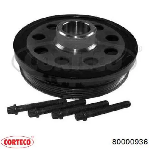 80000936 Corteco Демпфер колінвалу
