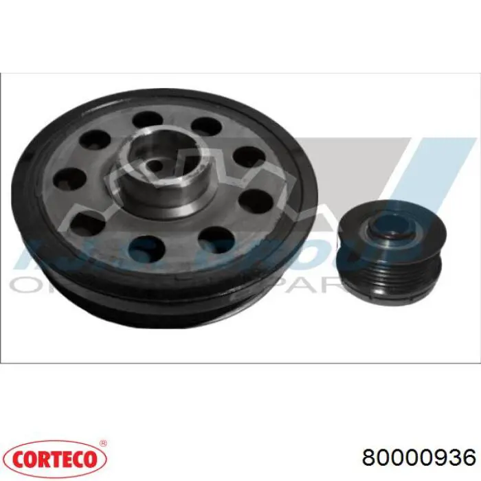 Шків колінвала (демпфер ) Corteco 80000936 ціна, від 169.60 USD