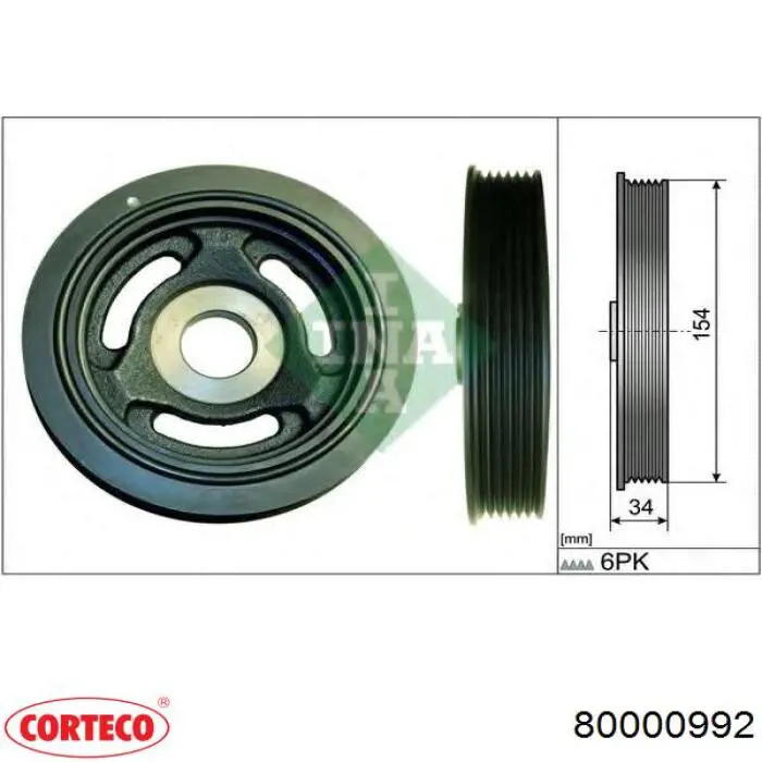  80000992 Corteco