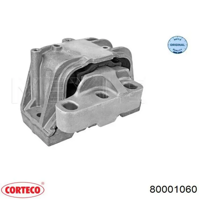 80001060 Corteco подушка (опора двигуна, права)
