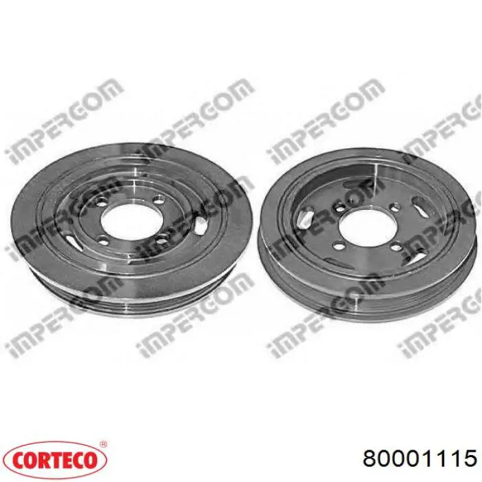 Шків колінвала (демпфер ) Corteco 80001115 ціна, від 64.74 USD