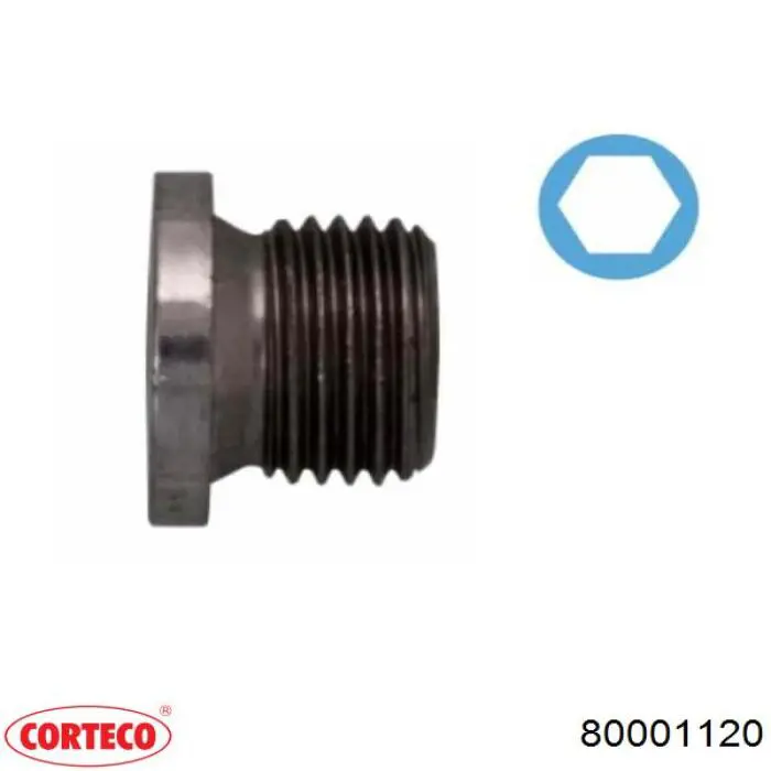 Шків колінвала 80001120 Corteco