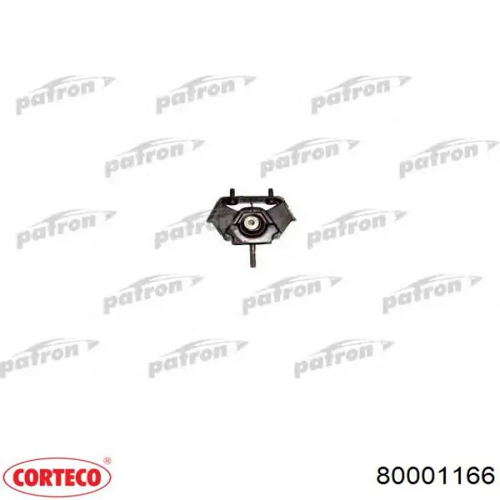 Подушка (опора) двигуна, ліва 80001166 Corteco