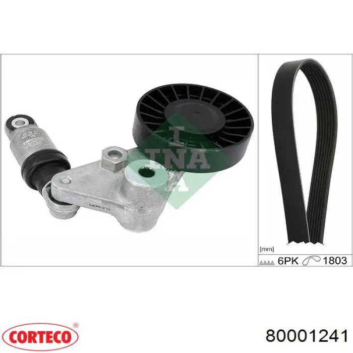 Болт колінвалу Corteco 80001241 ціна, від 22.36 USD