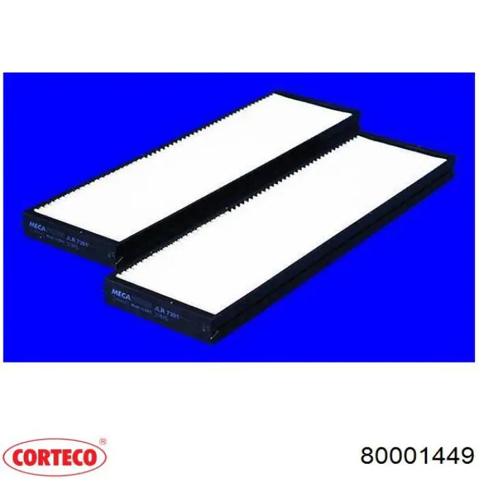 Фільтр повітряний обігрівача Corteco 80001449 ціна, від 5.32 USD