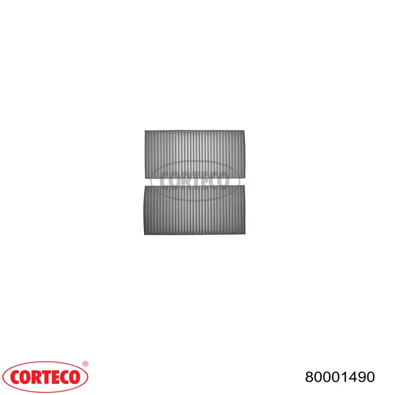 Повітряний фільтр салону Corteco 80001490