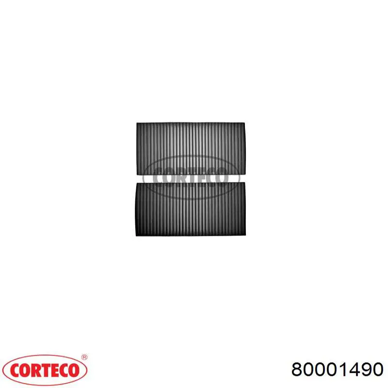 Фільтр салону 80001490 Corteco