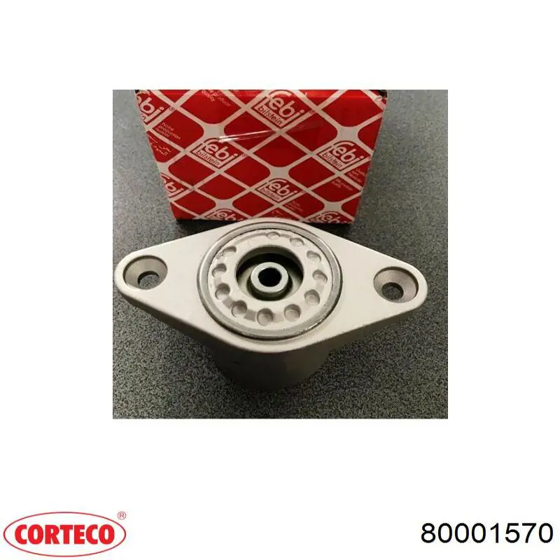 Опора амортизатора заднього 80001570 Corteco