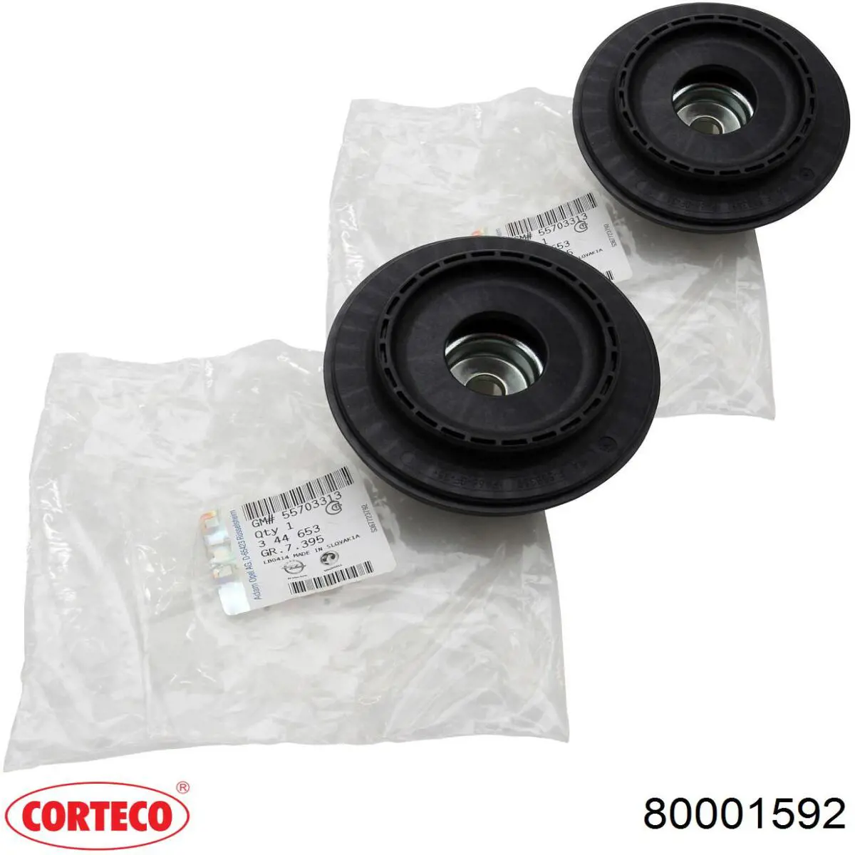 Опора амортизатора переднього 80001592 Corteco