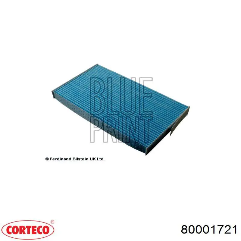 Купити 80001721 Corteco Фільтр салону вугільний