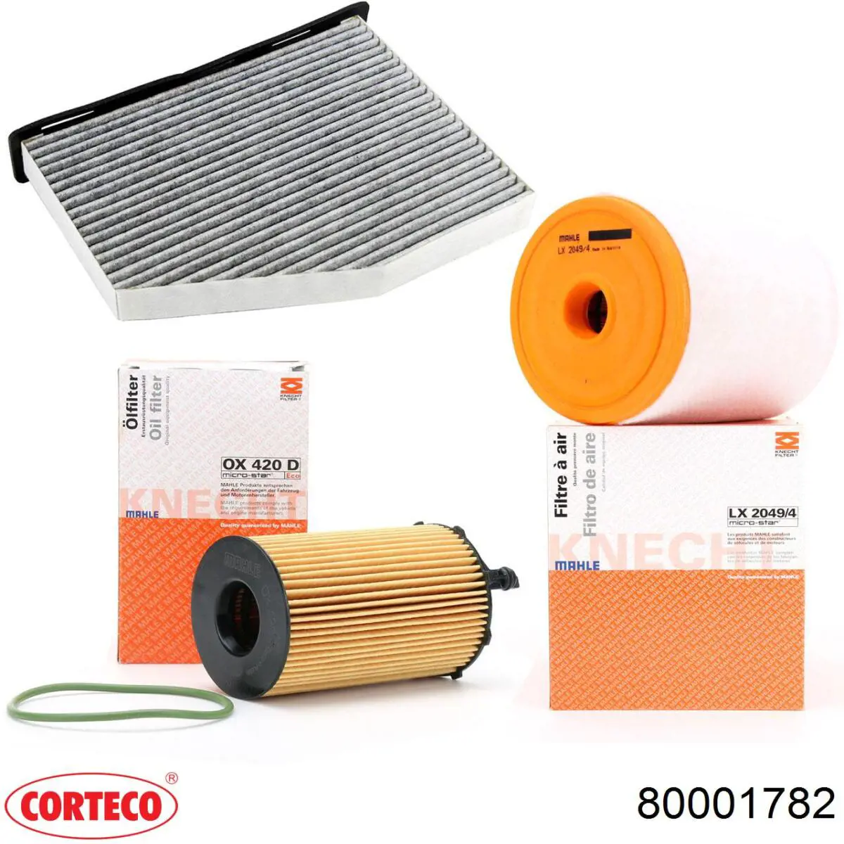 Фільтр повітряний обігрівача Corteco 80001782 ціна, від 17.23 USD
