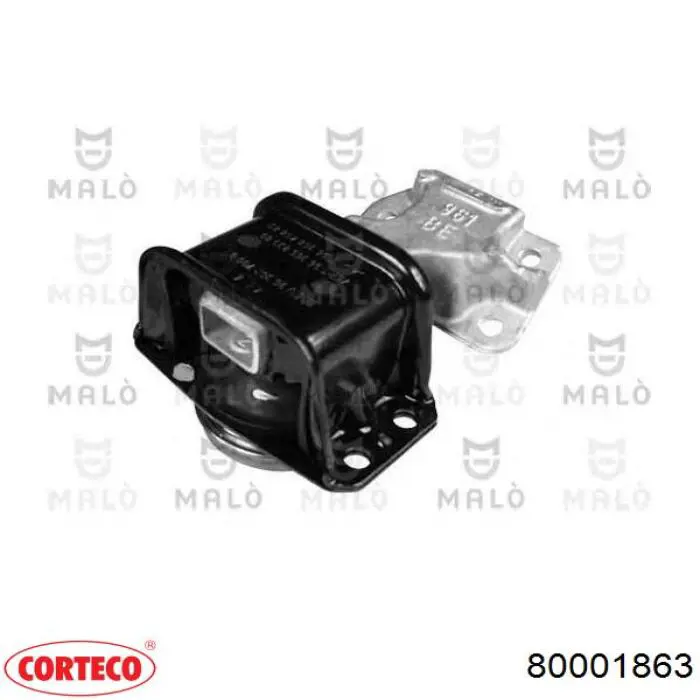 Купити 80001863 Corteco Подушка (опора) двигуна, права верхня