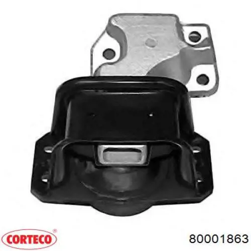 Подушка (опора) двигуна, права верхня 80001863 Corteco